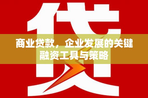 宜君商业贷款，企业发展的关键融资工具与策略