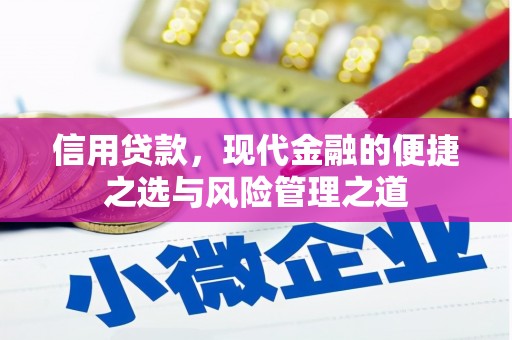 宜君信用贷款，现代金融的便捷之选与风险管理之道