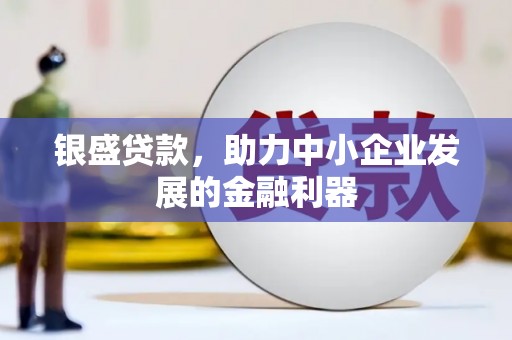 宜君银盛贷款，助力中小企业发展的金融利器