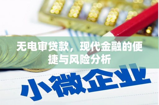 宜君无电审贷款，现代金融的便捷与风险分析
