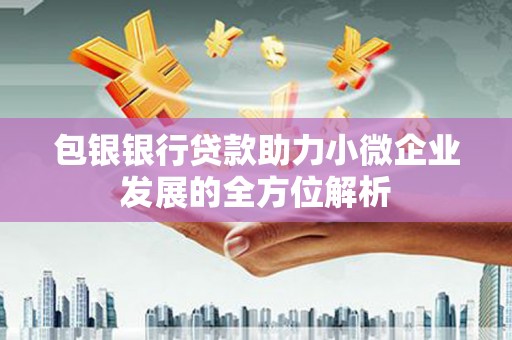 宜君包银银行贷款助力小微企业发展的全方位解析 宜君包银银行贷款助力小微企业发展的全方位解析