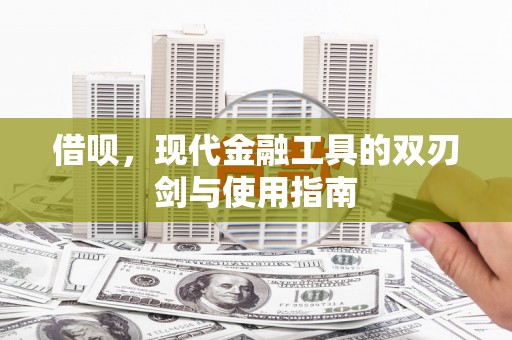 宜君借呗，现代金融工具的双刃剑与使用指南