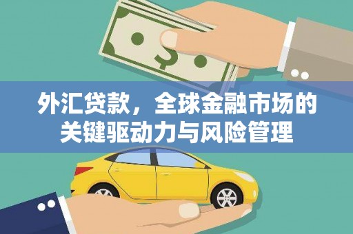 宜君外汇贷款，全球金融市场的关键驱动力与风险管理