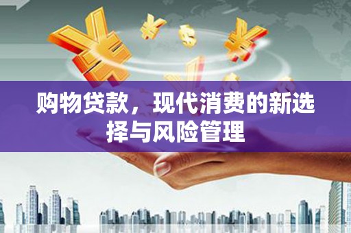 宜君购物贷款，现代消费的新选择与风险管理