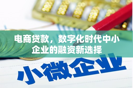 宜君电商贷款，数字化时代中小企业的融资新选择