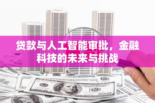 宜君贷款与人工智能审批，金融科技的未来与挑战