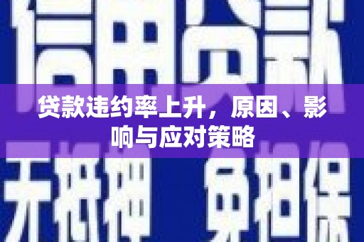 宜君贷款违约率上升，原因、影响与应对策略