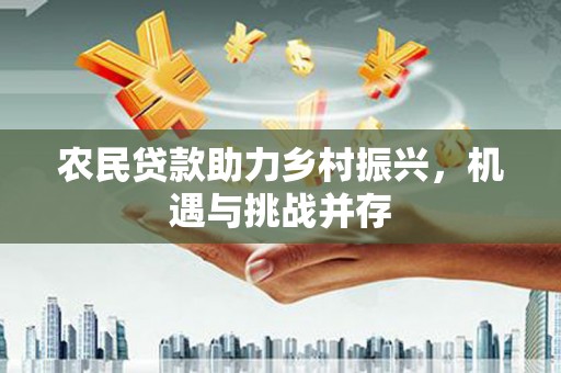 宜君农民贷款助力乡村振兴，机遇与挑战并存