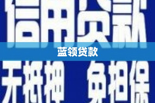宜君蓝领贷款
