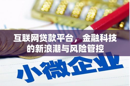 宜君互联网贷款平台，金融科技的新浪潮与风险管控