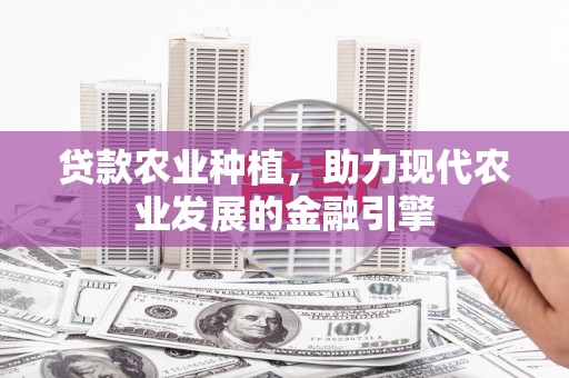 宜君贷款农业种植，助力现代农业发展的金融引擎