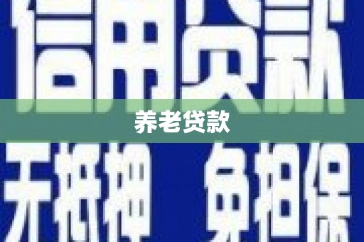 宜君养老贷款