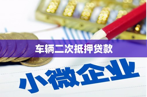 宜君车辆二次抵押贷款