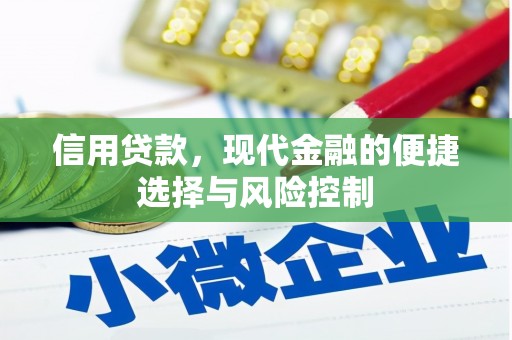 宜君信用贷款，现代金融的便捷选择与风险控制