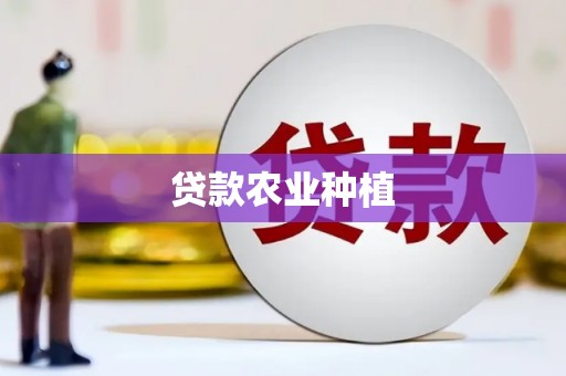 宜君贷款农业种植