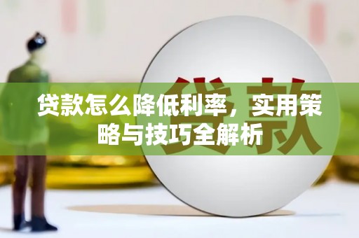 宜君贷款怎么降低利率，实用策略与技巧全解析