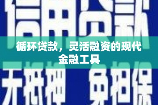 宜君循环贷款，灵活融资的现代金融工具