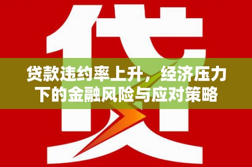 宜君贷款违约率上升，经济压力下的金融风险与应对策略