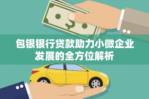 宜君包银银行贷款助力小微企业发展的全方位解析