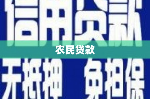 宜君农民贷款