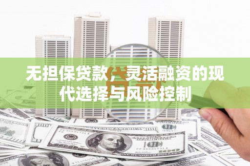 宜君无担保贷款，灵活融资的现代选择与风险控制