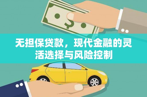 宜君无担保贷款，现代金融的灵活选择与风险控制