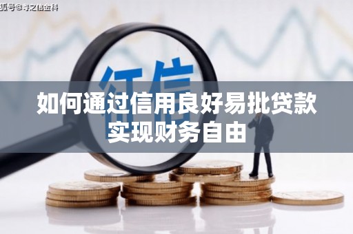 宜君如何通过信用良好易批贷款实现财务自由
