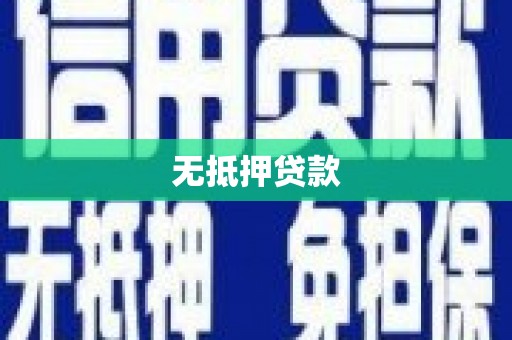 宜君无抵押贷款