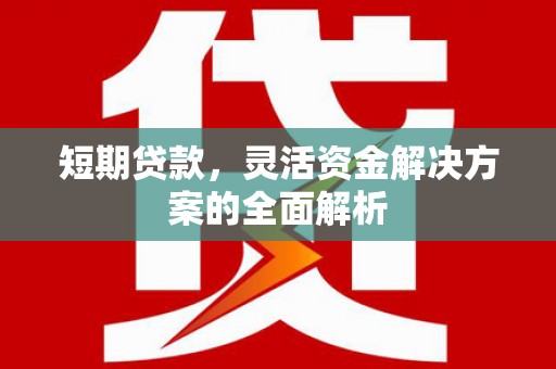 宜君短期贷款，灵活资金解决方案的全面解析