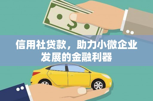宜君信用社贷款，助力小微企业发展的金融利器